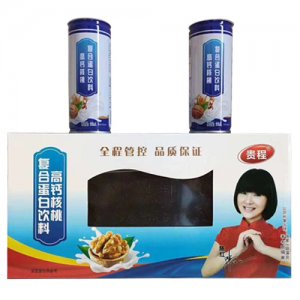 貴程高鈣核桃復合蛋白飲料開窗禮盒裝