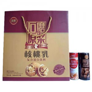 貴程石磨原漿核桃乳復合蛋白飲料禮盒裝