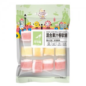 可可隆混合果汁卷軟糖95g