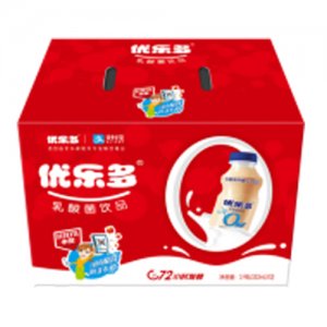 優樂多乳酸菌飲品外箱-原味