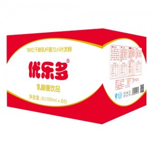 優(yōu)樂多乳酸菌飲品 營養(yǎng)巴士外箱