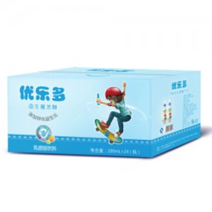 優樂多乳酸菌飲品 奶嘴外箱-男版