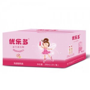 優樂多乳酸菌飲品 奶嘴外箱-女版