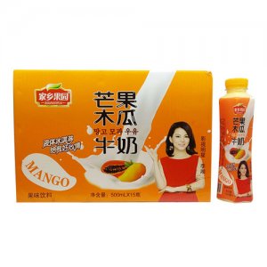 家鄉果園芒果木瓜牛奶500mlx15瓶
