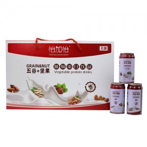 怡加怡無(wú)糖五谷堅(jiān)果飲品180mlx12罐
