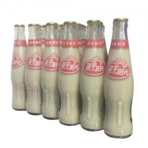 藍(lán)宇陽光豆奶回收瓶裝