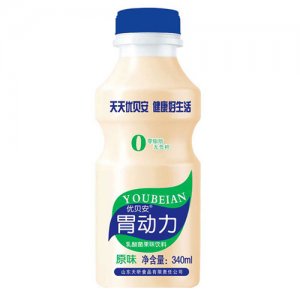 優(yōu)貝安胃動(dòng)力乳酸菌飲品原味340ml