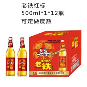 東方獵人老鐵紅標啤酒500mlx12罐