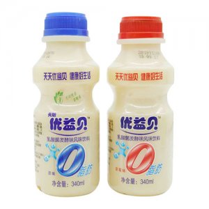 優(yōu)益貝乳酸菌飲料340ml