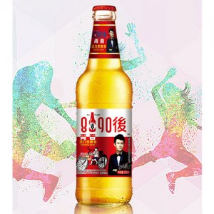 8090后青春活力啤酒紅標500ml