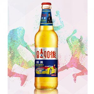 8090后青春活力啤酒藍標500ml