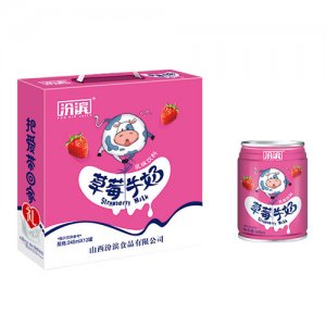 汾濱草莓牛奶飲品245mlx12罐