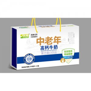 山東鴻博 中老年牛奶250ml1x2盒