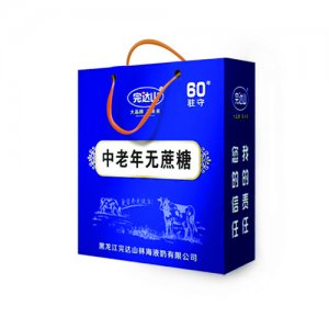 完達山乳飲品中老年無蔗糖單手提袋裝