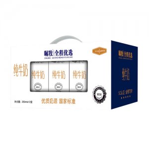 矚牧全程優(yōu)選純牛奶250mlx12盒