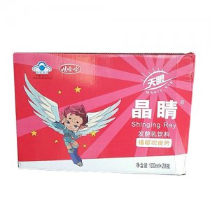 娃哈哈晶睛發酵乳飲品紅標100mlx20瓶