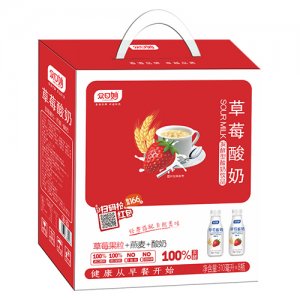 眾口妙草莓酸奶飲品310mlx8瓶