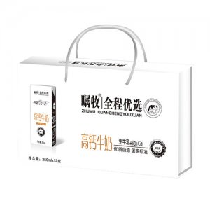 矚牧全程優(yōu)選高鈣牛奶250mlx12盒