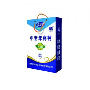 完達山乳飲品中老年高鈣標箱手提袋裝