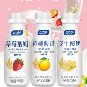 眾口妙發酵酸奶飲品310ml