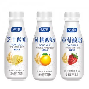 眾口妙果味發酵型酸奶飲品310ml