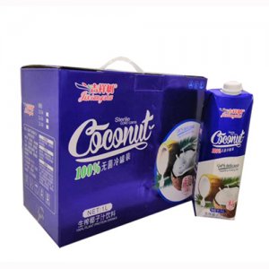 吉祥樹100%無菌冷罐裝生榨椰子汁飲料1L