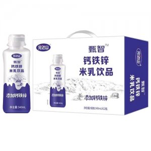 完達山甄智鈣鐵鋅米乳飲品禮盒裝