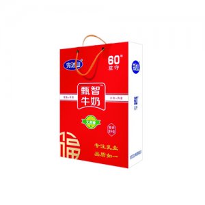 完達山甄智牛奶標箱手提袋裝