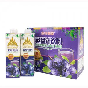 吉祥樹藍莓汁飲料1L箱裝