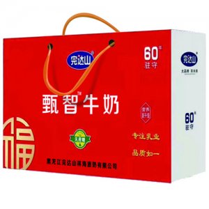 完達山甄智牛奶雙提手提袋裝