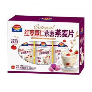 閃亮號紅棗薏仁紫薯燕麥片900g