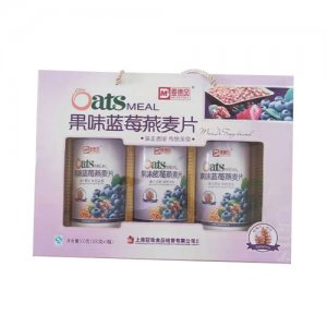 麥德風果味藍莓燕麥片禮盒裝600g