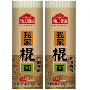 仙力我家棍面粗圓掛面900g