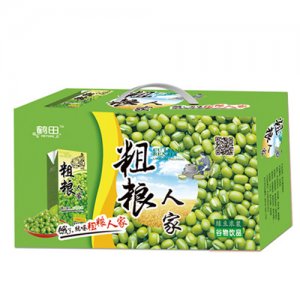 鶴田粗糧人家綠豆飲料箱裝