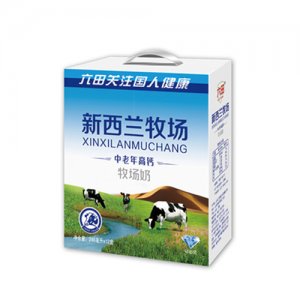 六田新西蘭牧場(chǎng)中老年高鈣奶