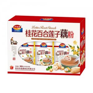 閃亮號桂花百合蓮子藕粉900g