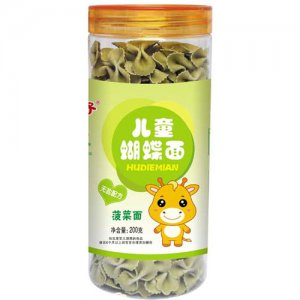 仙力兒童蝴蝶面菠菜面200g