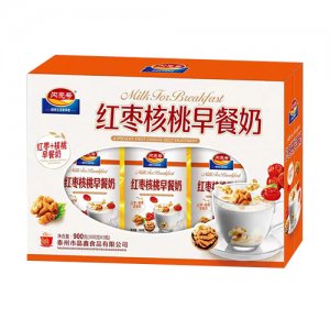 閃亮號紅棗核桃早餐奶900g