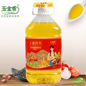 玉金香大地谷物芝麻花生食用植物調和油5L