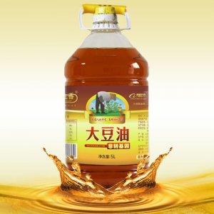 玉金香非轉基因三級大豆油5L