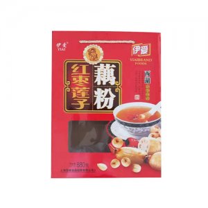 伊愛紅棗蓮子藕粉彩包禮盒880g