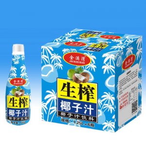 送福來金滿灣生榨椰子汁1.25LX6