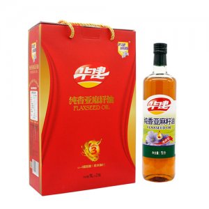 華建誠鑫 純香亞麻籽油1L箱裝