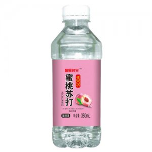 聚果時光蜜桃蘇打飲料350ml