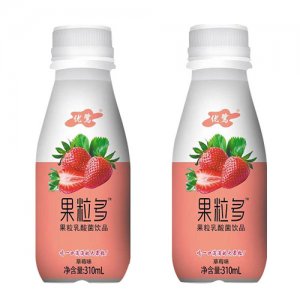 優(yōu)鷺果粒多果粒乳酸菌飲品草莓味