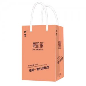 優(yōu)鷺果粒多果粒乳酸菌飲品草莓味手提袋裝