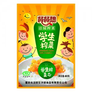 餐餐想學生榨菜芯80g