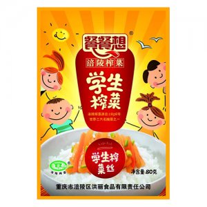 餐餐想學生榨菜絲80g