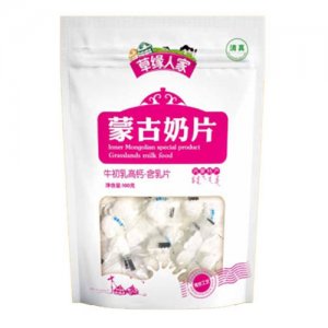 草緣人家蒙古奶片牛初乳高鈣100g