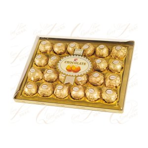 慶聯(lián)鉆石方形巧克力24粒禮盒裝